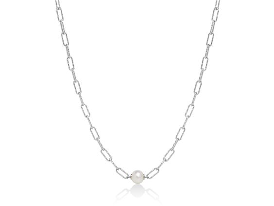 Collana Miluna Donna Miss Italia in Argento Perla PCL6021B - PCL6021B